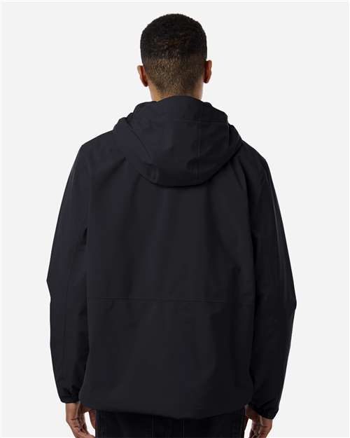 Core 365 CE812 Men's Barrier All Season Jacket - Black - model back