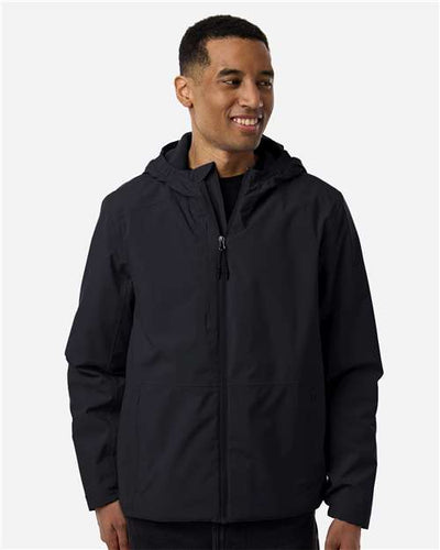 Core 365 CE812 Men's Barrier All Season Jacket - Black - model front