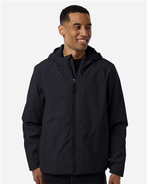 Core 365 CE812 Men's Barrier All Season Jacket - Black - model front