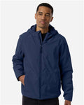 Core 365 CE812 Men's Barrier All Season Jacket - Classic Navy - model front