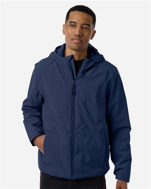 Core 365 CE812 Men's Barrier All Season Jacket - Classic Navy - model front