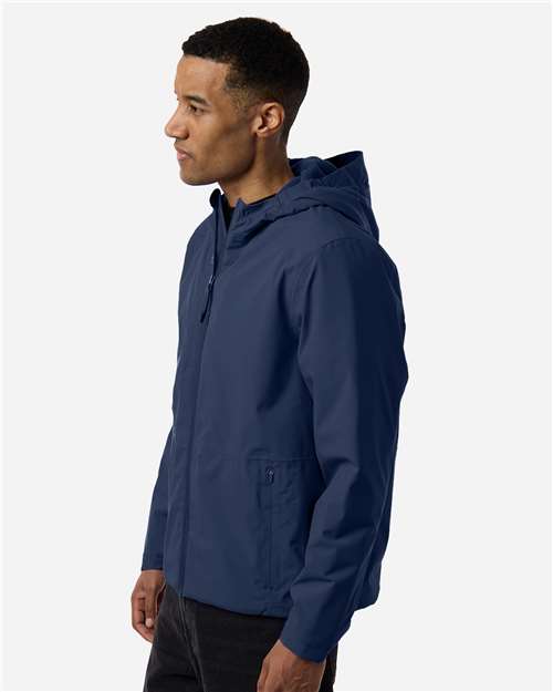 Core 365 CE812 Men's Barrier All Season Jacket - Classic Navy - model side