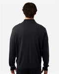 Devon & Jones DG445 Men's New Classics V-Neck Sweater - Black - model back