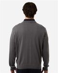Devon & Jones DG445 Men's New Classics V-Neck Sweater - Graphite - model back
