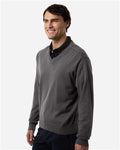 Devon & Jones DG445 Men's New Classics V-Neck Sweater - Graphite - model side