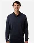 Devon & Jones DG445 Men's New Classics V-Neck Sweater - Navy - model front