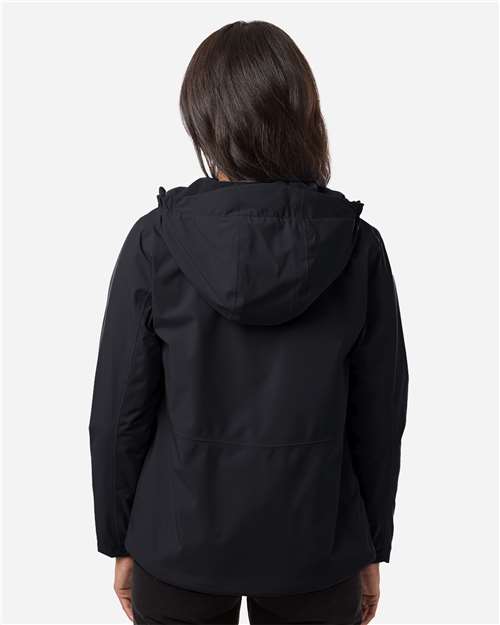 Core 365 CE812W Women's Barrier All Season Jacket - Black - model back