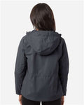 Core 365 CE812W Women's Barrier All Season Jacket - Carbon - model back