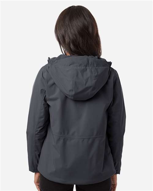 Core 365 CE812W Women's Barrier All Season Jacket - Carbon - model back