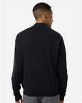 Devon & Jones DG446 Men's New Classics Quarter-Zip Sweater - Black - model back