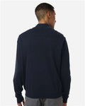 Devon & Jones DG446 Men's New Classics Quarter-Zip Sweater - Navy - model back