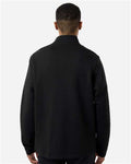 Devon & Jones DG740 Men's Berkley Textured Full-Zip Jacket - Black - model back