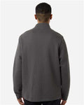 Devon & Jones DG740 Men's Berkley Textured Full-Zip Jacket - Graphite - model back