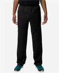 Team 365 TT805 Unisex Squad Tech Fleece Pants - Black - model front