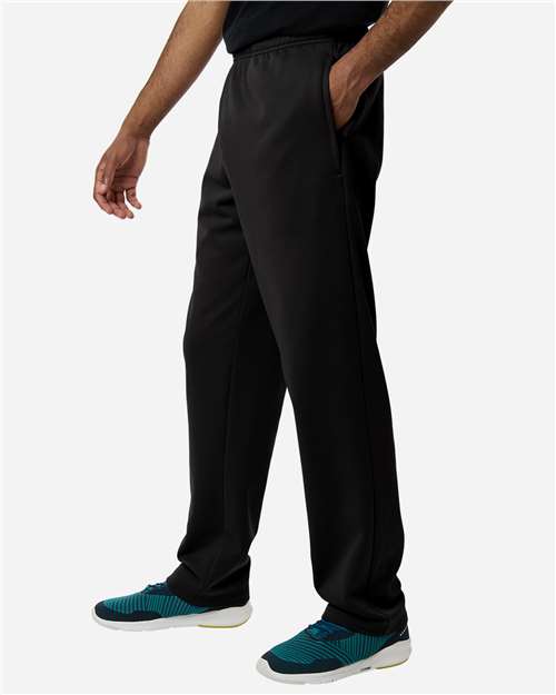 Team 365 TT805 Unisex Squad Tech Fleece Pants - Black - model side