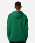 Team 365 TT400 Unisex Squad Hooded Tech Fleece Pullover - Sport Forest - model back