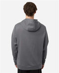Team 365 TT400 Unisex Squad Hooded Tech Fleece Pullover - Sport Graphite - model back