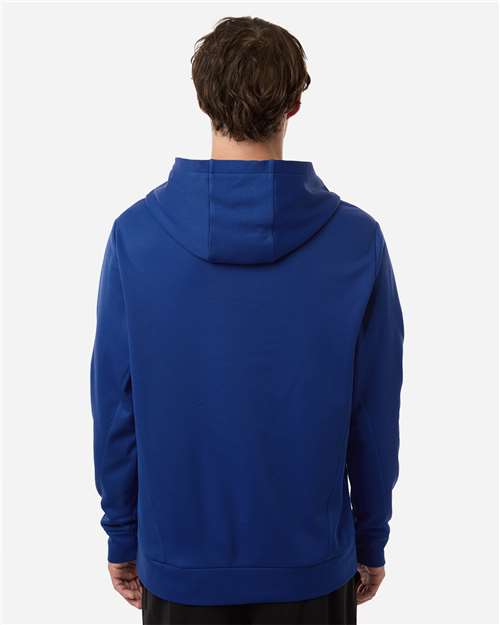 Team 365 TT400 Unisex Squad Hooded Tech Fleece Pullover - Sport Royal - model back