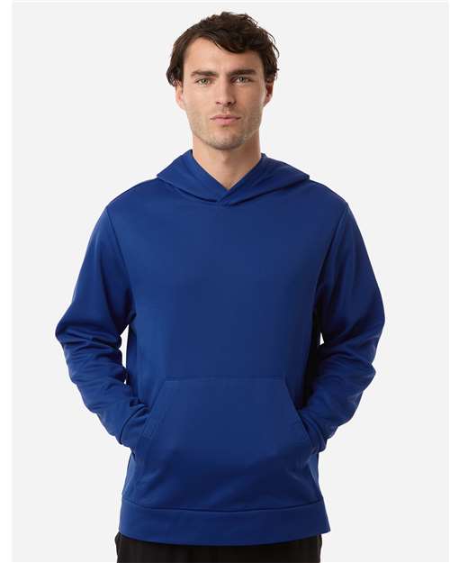Team 365 TT400 Unisex Squad Hooded Tech Fleece Pullover - Sport Royal - model front