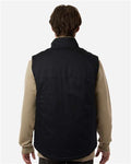 Harriton M723 Unisex ClimaBloc Station Vest - Black - model back