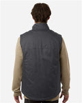 Harriton M723 Unisex ClimaBloc Station Vest - Dark Charcoal - model back