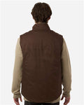 Harriton M723 Unisex ClimaBloc Station Vest - Dark Mocha - model back