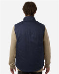 Harriton M723 Unisex ClimaBloc Station Vest - Dark Navy - model back