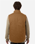 Harriton M723 Unisex ClimaBloc Station Vest - Duck Brown - model back