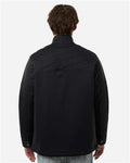 Harriton M781 Men's Guardian Insulated Utility Jacket - Black - model back