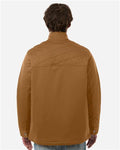 Harriton M781 Men's Guardian Insulated Utility Jacket - Duck Brown - model back