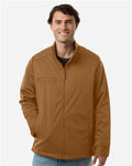 Harriton M781 Men's Guardian Insulated Utility Jacket - Duck Brown - model front