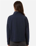 Independent Trading Co. EXP15WPQ Women's Perform Quarter-Zip Pullover - Classic Navy - model back