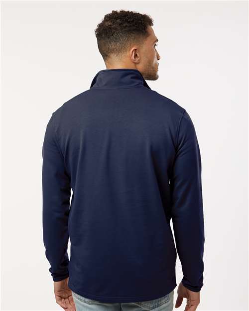 Independent Trading Co. EXP20PQ Men's Perform Quarter-Zip Pullover - Classic Navy - model back