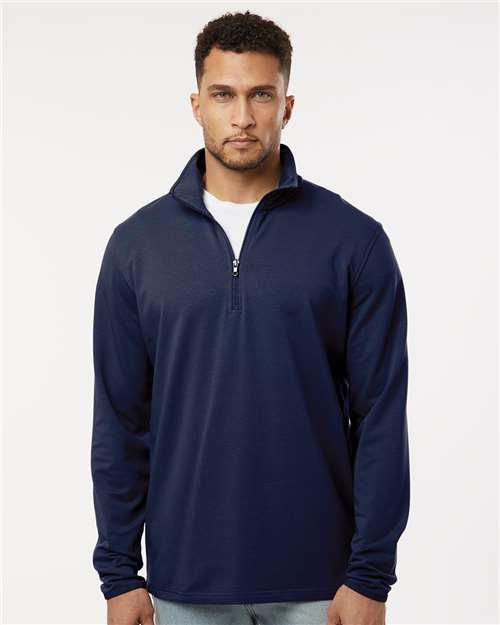 Independent Trading Co. EXP20PQ Men's Perform Quarter-Zip Pullover - Classic Navy - model front