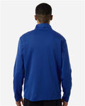 Team 365 TT401 Unisex Squad Cadet Quarter-Zip Tech Fleece Pullover - Sport Royal - model back