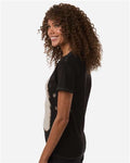 Colortone 1385 Unisex Bleach Out Dyed T-Shirt - Photo - model side