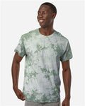 Colortone 1390 Unisex Crystal Wash T-Shirt - Crystal Forest - model front