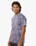 Colortone 1390 Unisex Crystal Wash T-Shirt - Crystal Plum - model side