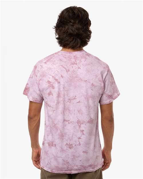 Colortone 1390 Unisex Crystal Wash T-Shirt - Crystal Posey - model back