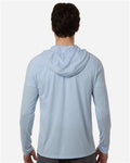 HUK H1200668 Men's Atoll Half-Zip Hooded Pullover - Windsurfer - model back