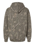 Independent Trading Co. IND4000 Heavyweight Hooded Sweatshirt - Deadwood Tree Camo - back