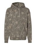 Independent Trading Co. IND4000 Heavyweight Hooded Sweatshirt - Deadwood Tree Camo - flat front
