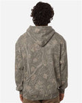 Independent Trading Co. IND4000 Heavyweight Hooded Sweatshirt - Deadwood Tree Camo - model back
