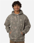 Independent Trading Co. IND4000 Heavyweight Hooded Sweatshirt - Deadwood Tree Camo - model front