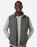Weatherproof 26714 Men's Commuter Tech Vest - Storm - model front