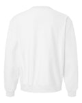 Hanes OG600 Unisex Beefy Sweats Premium Heavyweight Crewneck Sweatshirt - White - back