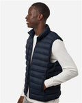 Weatherproof 26717 Men's Lightweight Poly-filled Packable Vest - Stormy Night - model side