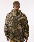 Berne Apparel SZ101 Men's Heritage Thermal Lined Hooded Sweatshirt - Realtree Apx - model back
