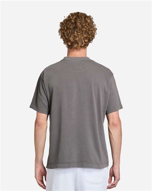 Lane Seven LS16005 Unisex Urban Heavyweight Tee - Pigment Tornado - model back