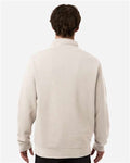 Independent Trading Co. PRM4600QZ Unisex Pigment-Dyed Quarter-Zip Pullover - Pigment Ivory - model back